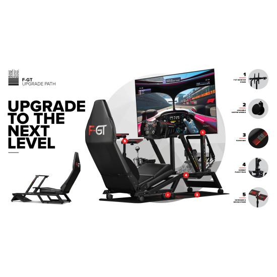 Next Level Racing Cockpit de Curse F-GT