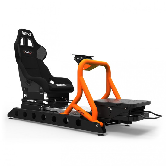 RSeat P1 Portocaliu + Sparco EVO