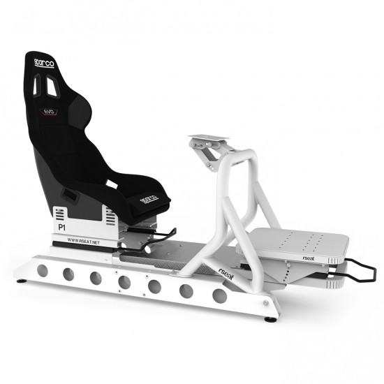 RSeat P1 Alb + Sparco EVO