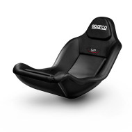 Scaun din piele neagră Sparco GP