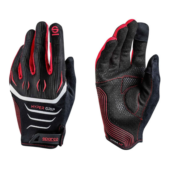 Sparco HYPERGRIP &ndash; Negru & Roșu