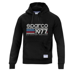 Hanorac bărbați Sparco 1977 &ndash; Negru
