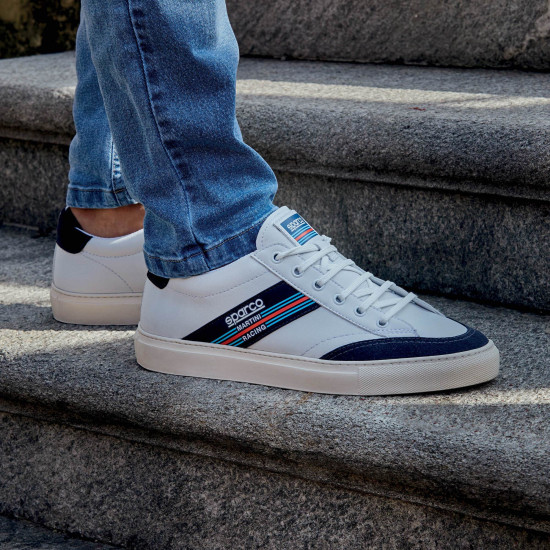 Martini Racing S-Time Pantofi - Alb / Albastru