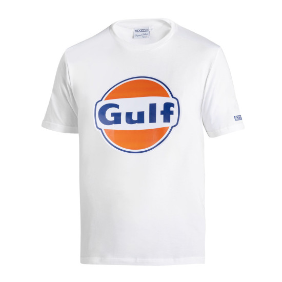 Tricou Gulf de la Sparco - Alb