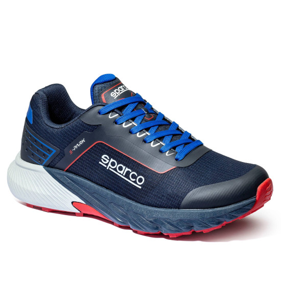 Sparco S-Park Leon - Albastru Navy / Roșu