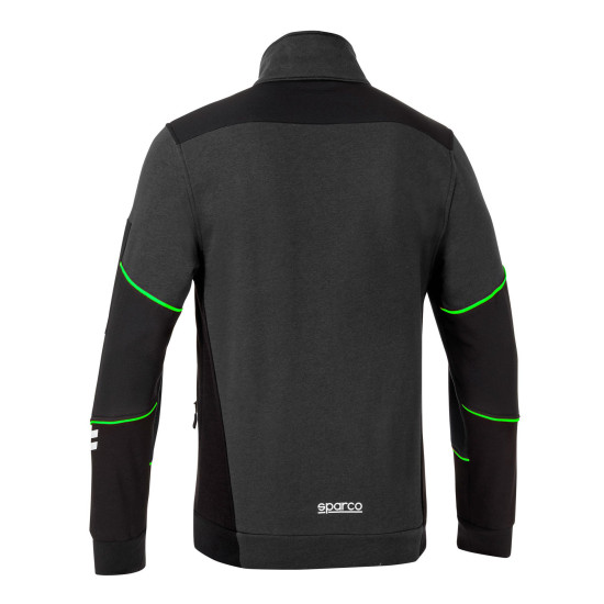 Sparco Full Zip Tech Alabama - Gri / Verde