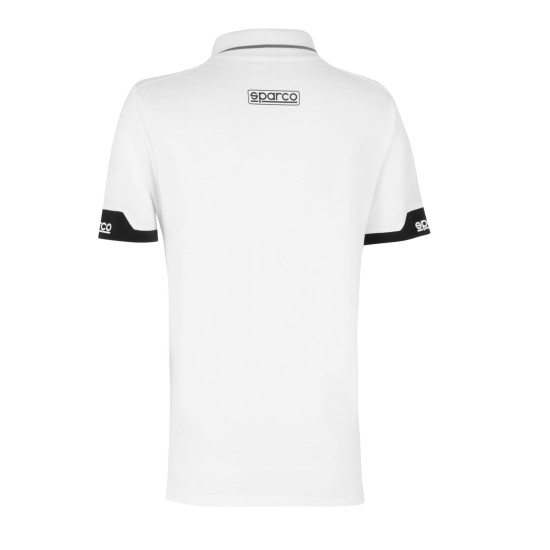 Sparco Lady Polo Zip MY2024 - Alb